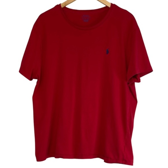 Polo Ralph Lauren Red T-Shirt Embroidered Logo Short Sleeve Crewneck XL *As Is* - Picture 14 of 14